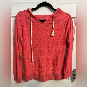 Size small peachy pink colored western wear hoodie